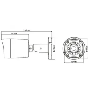 Видеокамера DAHUA DH-HAC-HFW1100RMP-0360B Видеокамера DAHUA DH-HAC-HFW1100RMP-0360B