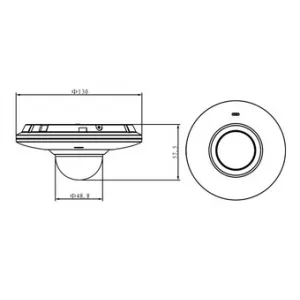 IP-камера DAHUA DH-IPC-HDB4100FP-PT IP-камера DAHUA DH-IPC-HDB4100FP-PT
