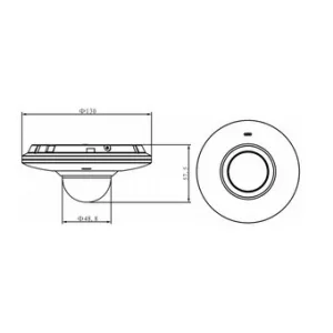 IP-камера DAHUA DH-IPC-HDB4300F-PT IP-камера DAHUA DH-IPC-HDB4300F-PT