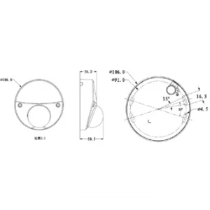 IP-камера DAHUA DH-IPC-HDBW4120FP-0280B IP-камера DAHUA DH-IPC-HDBW4120FP-0280B
