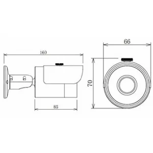 IP-камера DAHUA DH-IPC-HDW1300SP-0280B IP-камера DAHUA DH-IPC-HDW1300SP-0280B