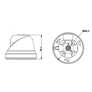 IP-камера DAHUA DH-IPC-HDW4300CP-0280B IP-камера DAHUA DH-IPC-HDW4300CP-0280B