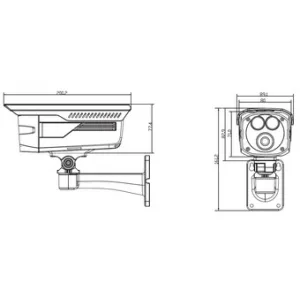 Видеокамера DAHUA HAC-HFW2220D-B Видеокамера DAHUA HAC-HFW2220D-B